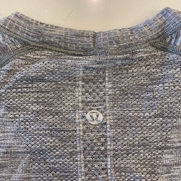 Lululemon Swiftly Tech Gray Short Sleeve‎ Top Size 8 - Picture 2 of 6